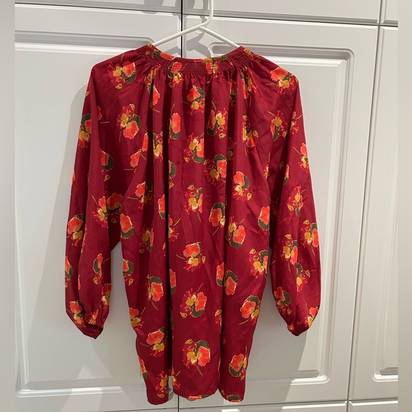 Tucker For Target Smocked Blouse Size XL NWOT - Picture 3 of 6